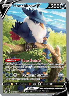Honchkrow V (162/172) [Sword & Shield: Brilliant Stars]-1