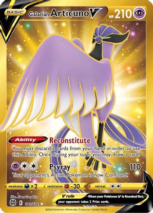 Galarian Articuno V (181/172) [Sword & Shield: Brilliant Stars]-1