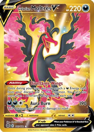 Galarian Moltres V (183/172) [Sword & Shield: Brilliant Stars]-1
