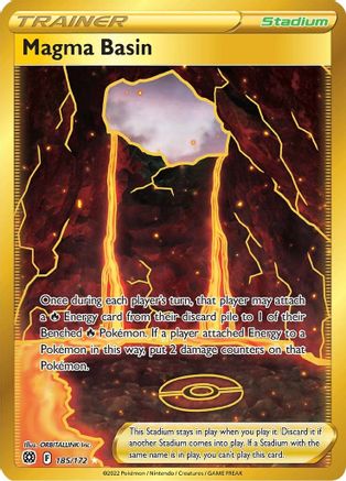 Magma Basin (185/172) [Sword & Shield: Brilliant Stars]-1