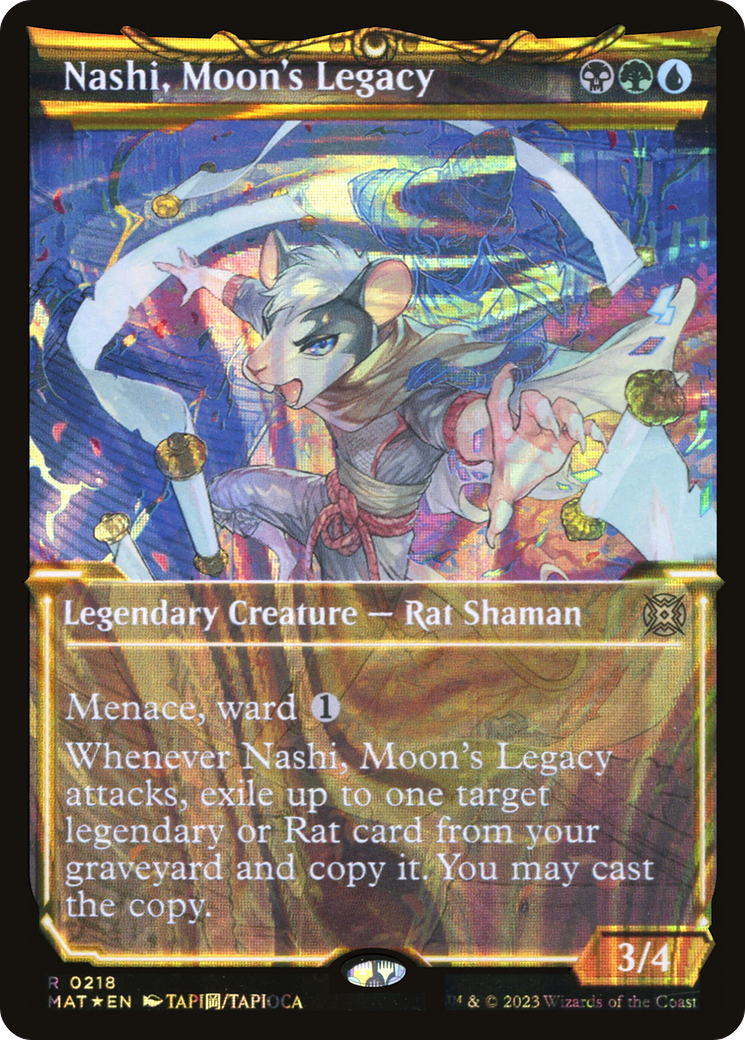 Nashi, Moon's Legacy (Showcase Halo Foil) [March of the Machine: The Aftermath]-1