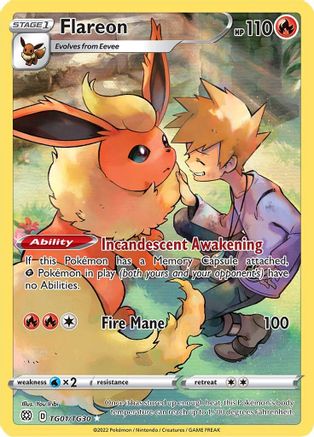 Flareon (TG01/TG30) [Sword & Shield: Brilliant Stars]-1