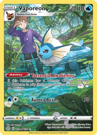 Vaporeon (TG02/TG30) [Sword & Shield: Brilliant Stars]-1