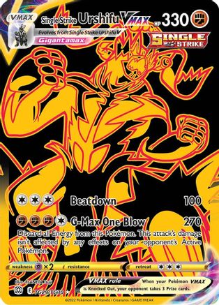 Single Strike Urshifu VMAX (TG29/TG30) [Sword & Shield: Brilliant Stars]-1