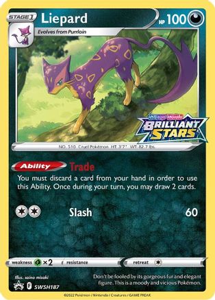 Liepard (SWSH187) (Prerelease Promo) [Sword & Shield: Black Star Promos]-1