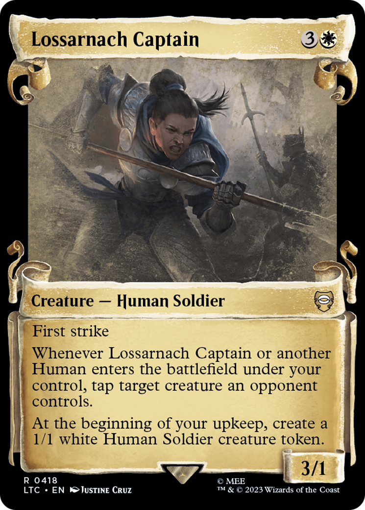 Lossarnach Captain [The Lord of the Rings: Tales of Middle-Earth Commander Showcase Scrolls]-1