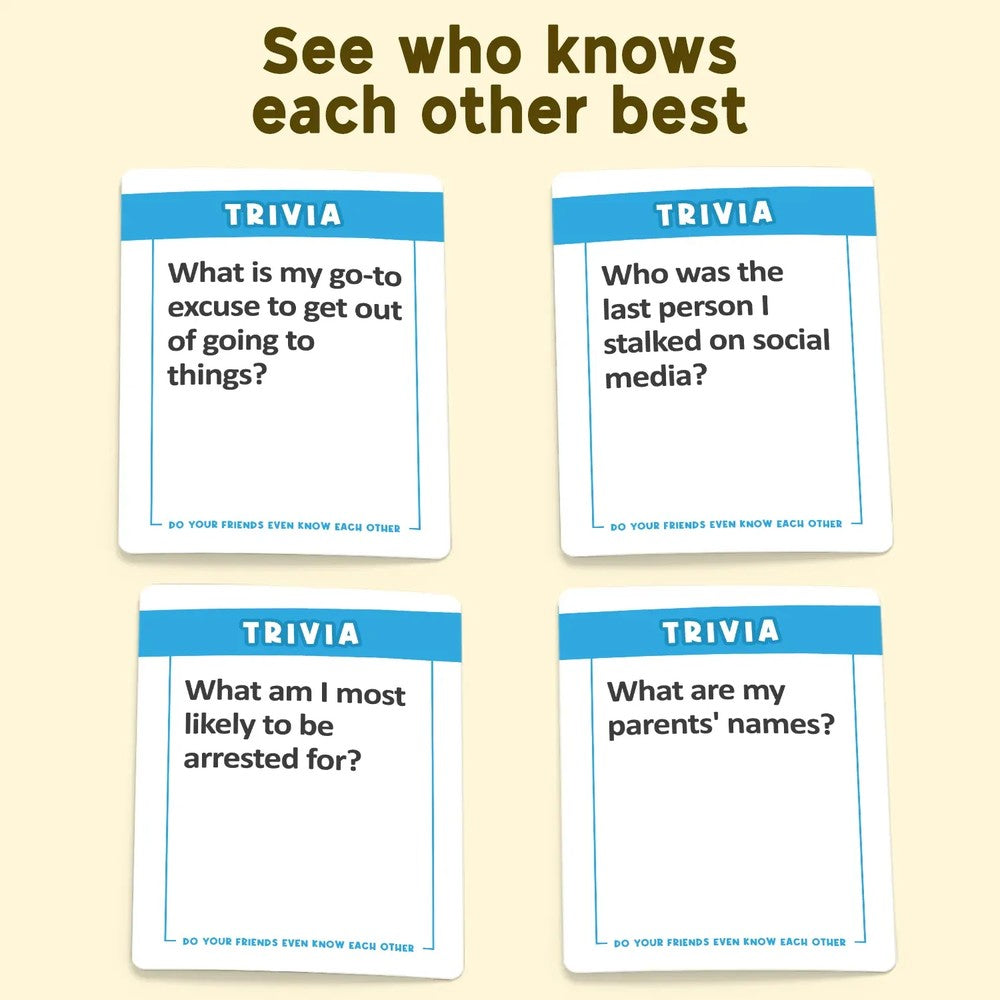Do Your Friends Even Know Each Other?