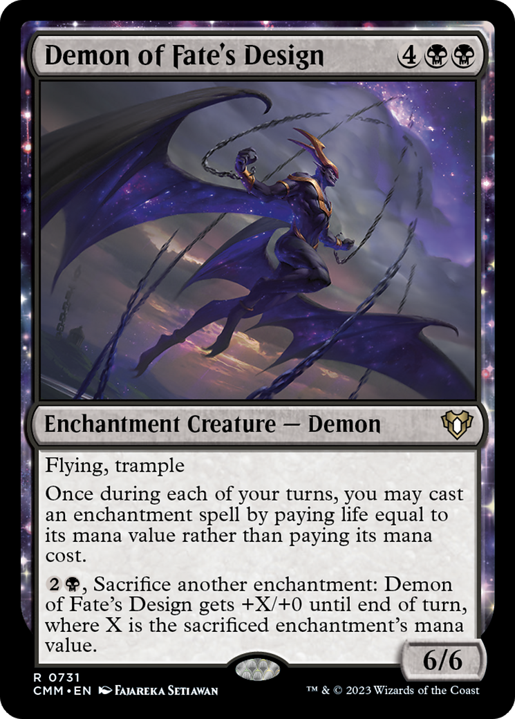 Demon of Fate's Design [Commander Masters]-1