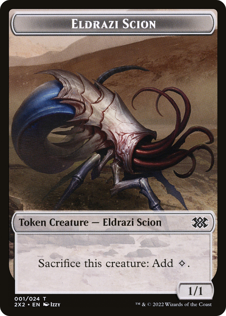 Eldrazi Scion (T2X2-001) - Double Masters 2022 Tokens Foil-1