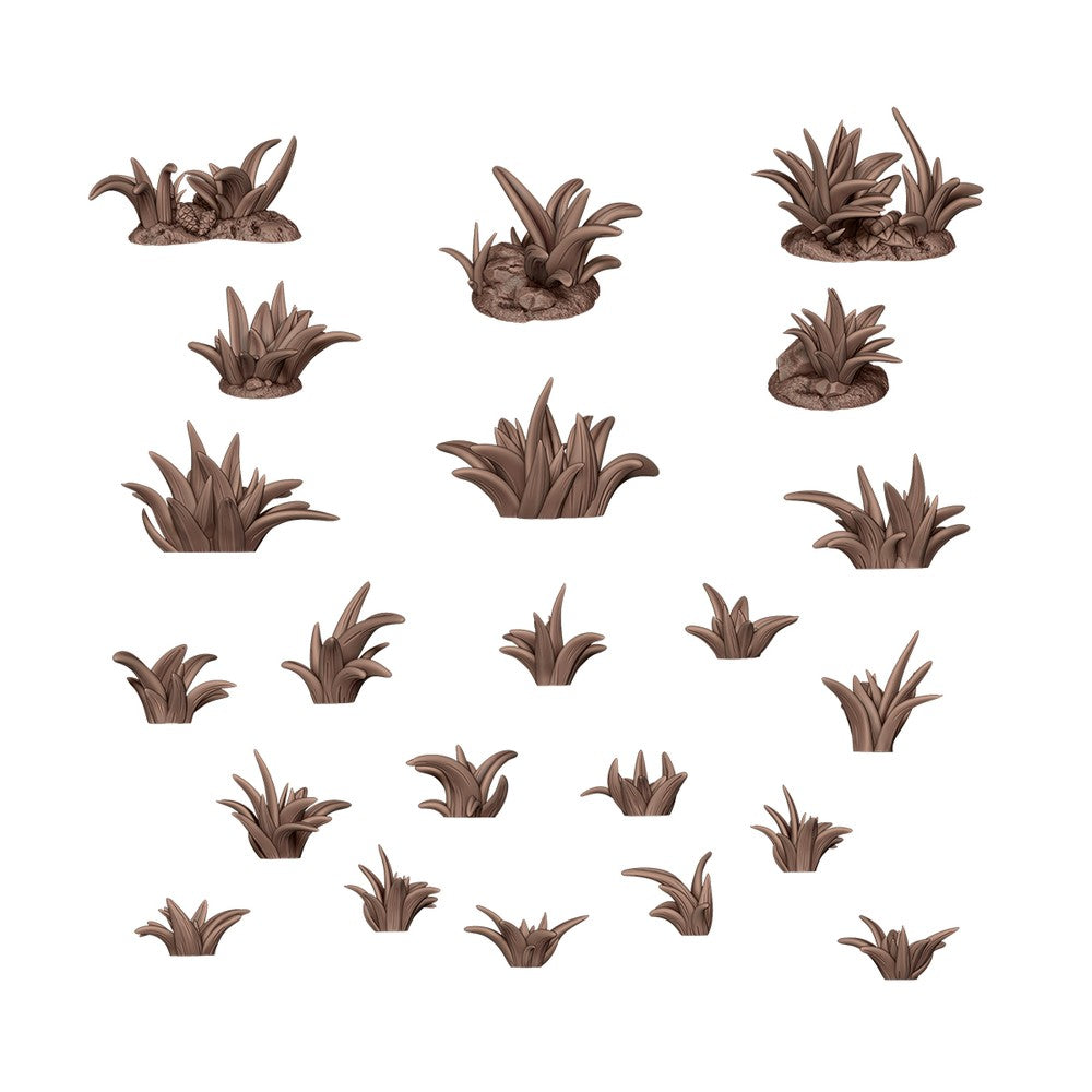 AK Interactive - Basing Bits - Grass Tufts - 22 Pieces