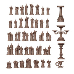 AK Interactive - Basing Bits - Candles - 73 Pieces