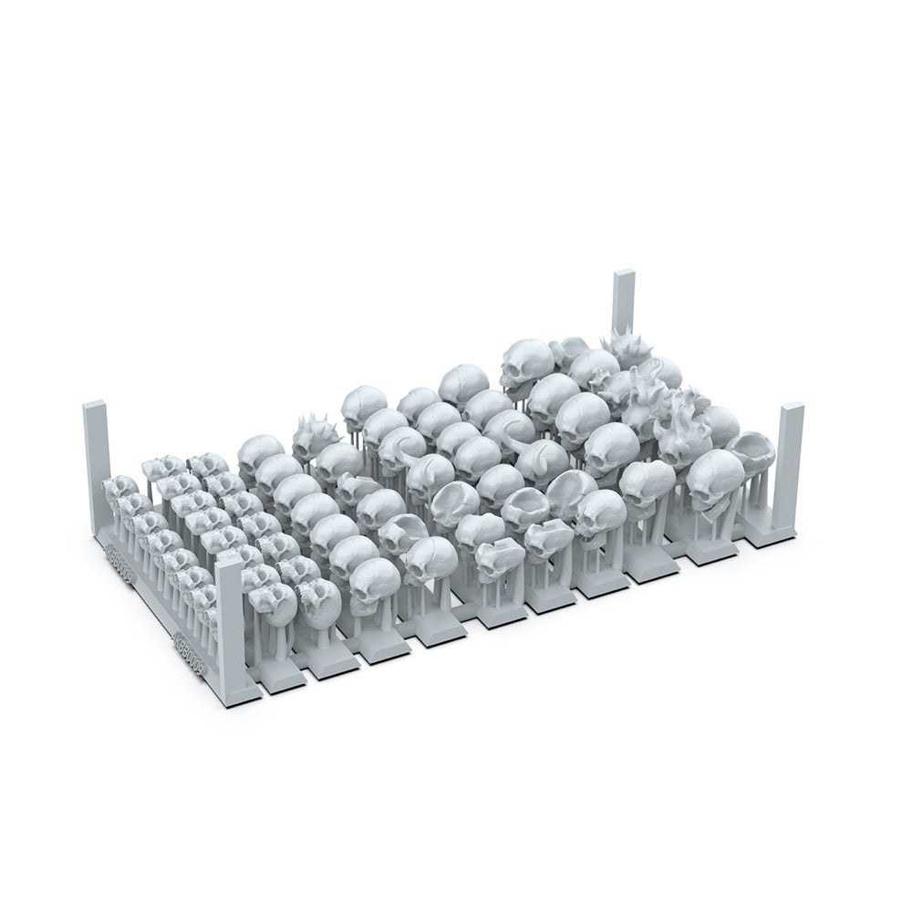 AK Interactive - Basing Bits - Skulls - 72 Pieces