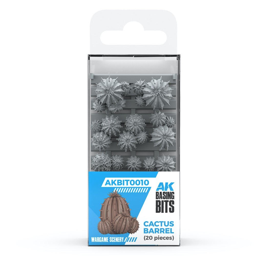 AK Interactive - Basing Bits - Cactus Barrel - 20 Pieces