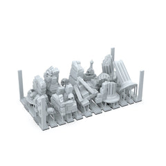 AK Interactive - Basing Bits - Village Ruins - 12 Pieces