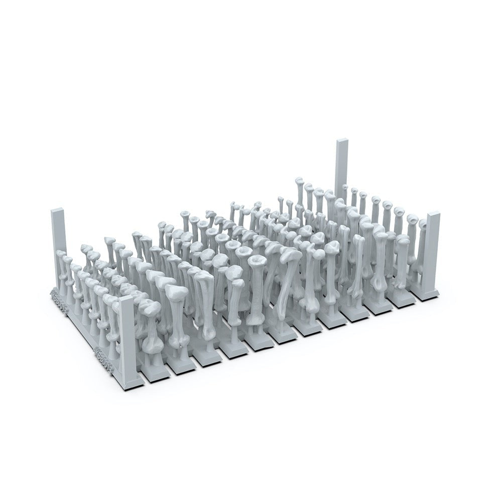 AK Interactive - Basing Bits - Human Bones - 120 Pieces