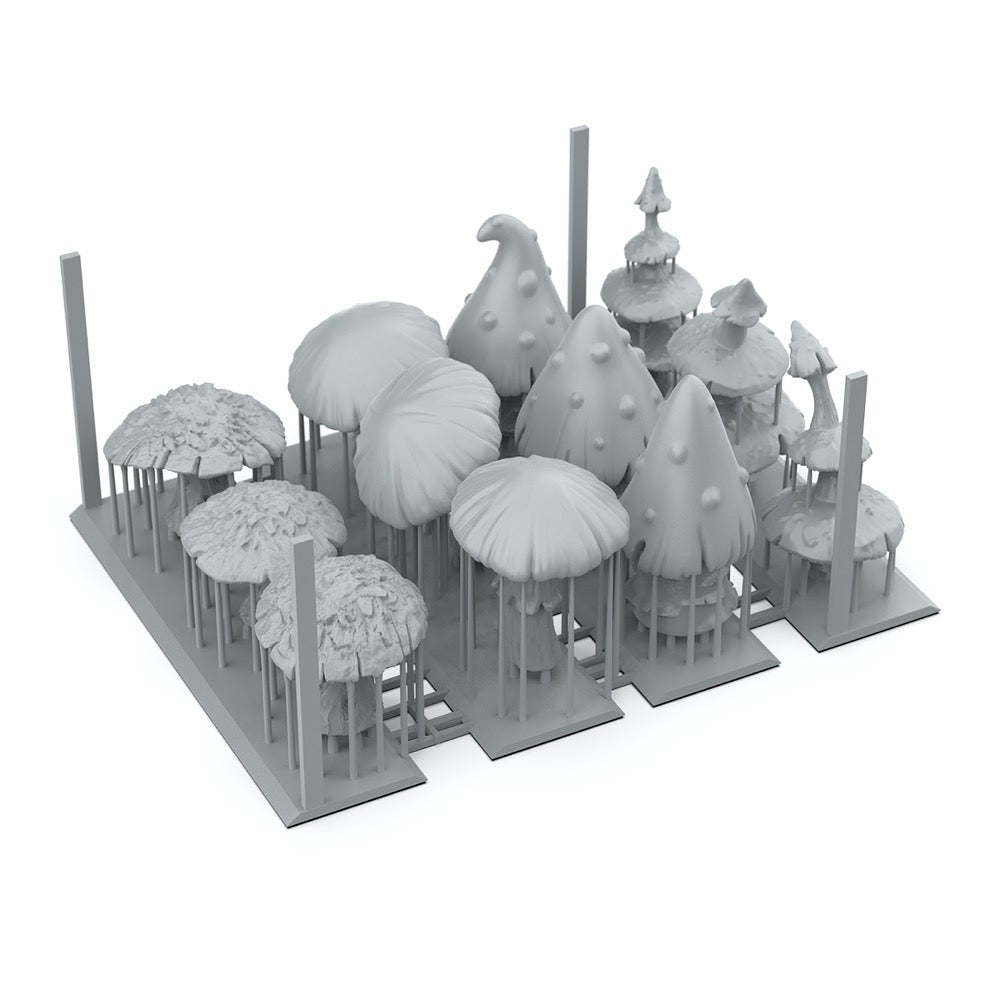 AK Interactive - Basing Bits - Gigant Musrooms - 12 Pieces