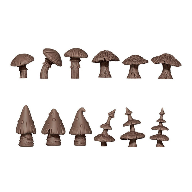 AK Interactive - Basing Bits - Gigant Musrooms - 12 Pieces