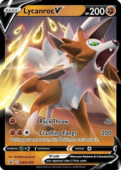 Lycanroc V (SWSH199) [Sword & Shield: Black Star Promos]-1