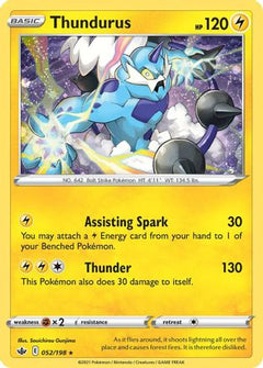 Thundurus (052/198) (Cosmos Holo) [Sword & Shield: Chilling Reign]-1