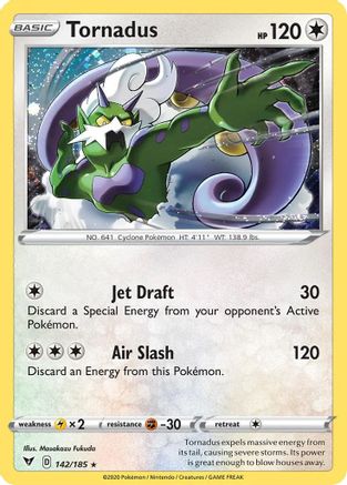 Tornadus (142/185) (Cosmos Holo) [Sword & Shield: Vivid Voltage]-1