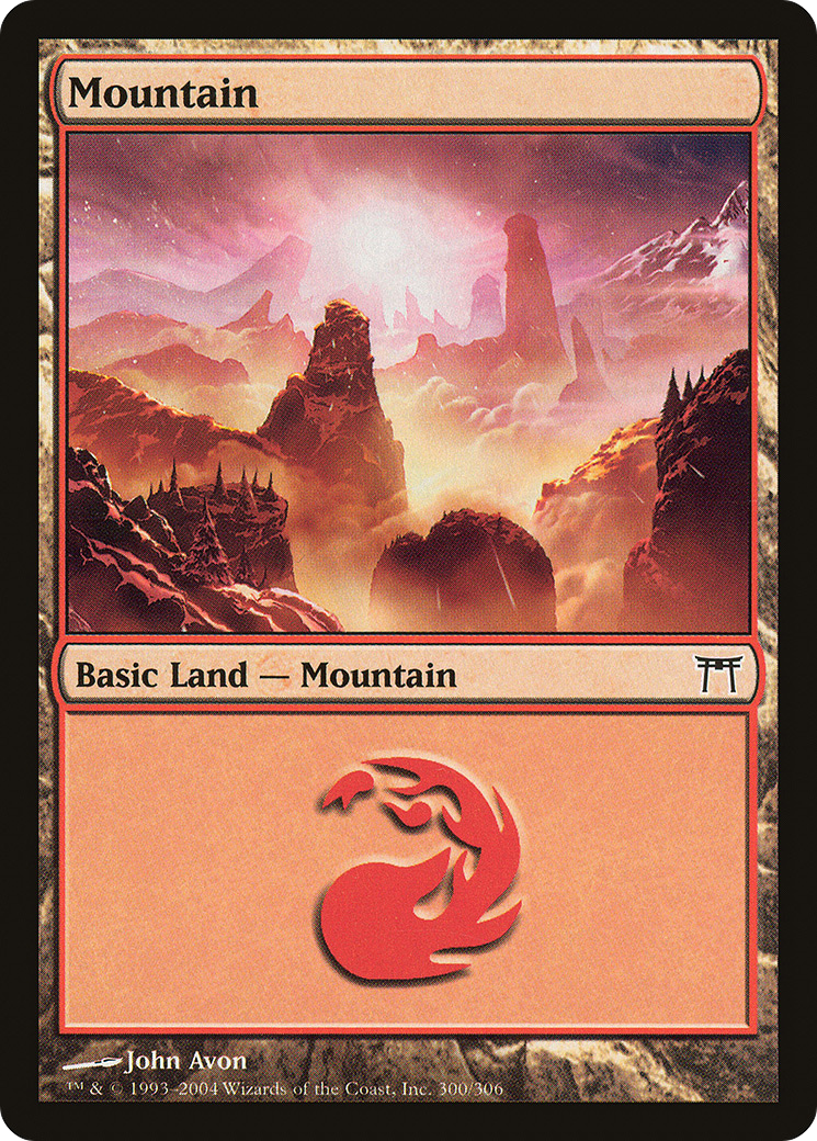 Mountain (300) [Champions of Kamigawa]-1