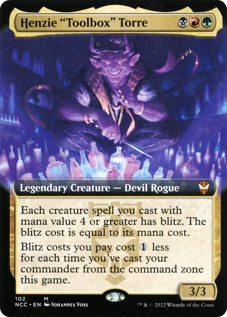 Henzie "Toolbox" Torre (Extended Art) [Streets of New Capenna Commander]-1