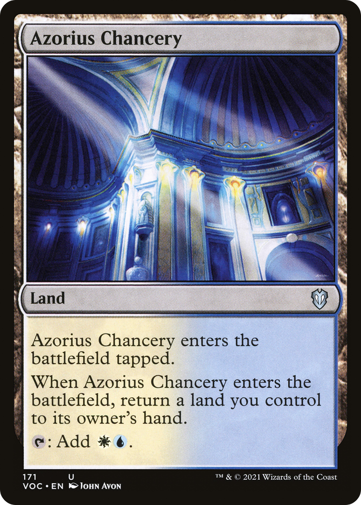 Azorius Chancery [Innistrad: Crimson Vow Commander]-1