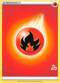 Fire Energy (Cinderace Stamp #3) [Battle Academy 2022]-1