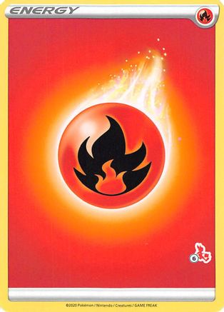 Fire Energy (Cinderace Stamp #6) [Battle Academy 2022]-1