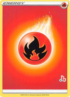 Fire Energy (Cinderace Stamp #6) [Battle Academy 2022]-1