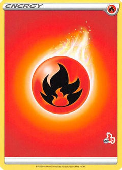 Fire Energy (Cinderace Stamp #20) [Battle Academy 2022]-1
