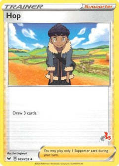 Hop (165/202) (Cinderace Stamp #57) [Battle Academy 2022]-1