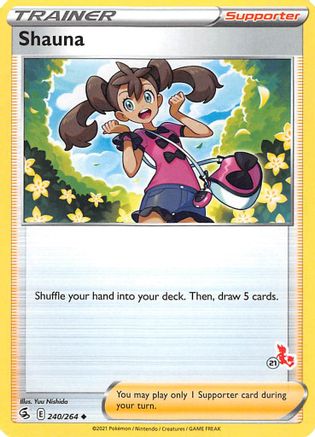Shauna (240/264) (Cinderace Stamp #21) [Battle Academy 2022]-1