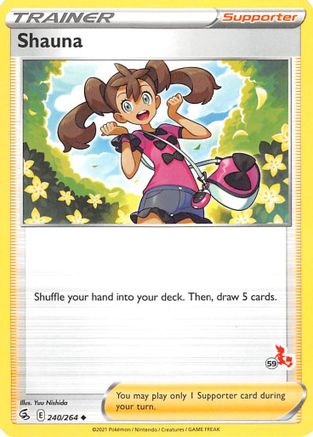 Shauna (240/264) (Cinderace Stamp #59) [Battle Academy 2022]-1