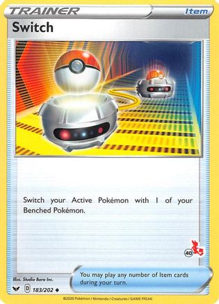 Switch (183/202) (Cinderace Stamp #40) [Battle Academy 2022]-1