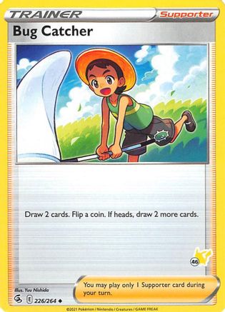 Bug Catcher (226/264) (Pikachu Stamp #46) [Battle Academy 2022]-1