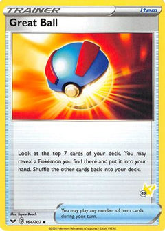 Great Ball (164/202) (Pikachu Stamp #49) [Battle Academy 2022]-1