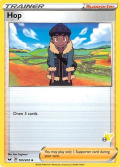 Hop (165/202) (Pikachu Stamp #54) [Battle Academy 2022]-1