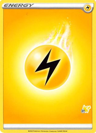 Lightning Energy (Pikachu Stamp #27) [Battle Academy 2022]-1