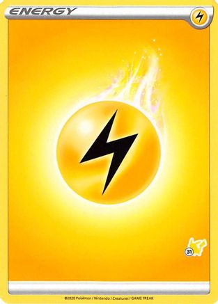 Lightning Energy (Pikachu Stamp #31) [Battle Academy 2022]-1