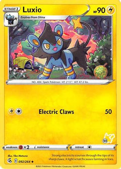 Luxio (092/264) (Pikachu Stamp #53) [Battle Academy 2022]-1