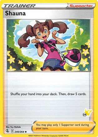 Shauna (240/264) (Pikachu Stamp #24) [Battle Academy 2022]-1