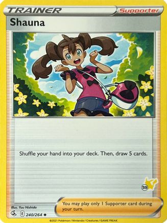 Shauna (240/264) (Pikachu Stamp #59) [Battle Academy 2022]-1