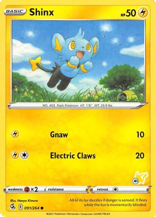Shinx (091/264) (Pikachu Stamp #41) [Battle Academy 2022]-1