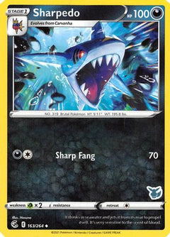 Sharpedo (163/264) (Eevee Deck) [Battle Academy 2022]-1