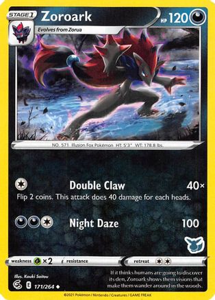 Zoroark (171/264) (Eevee Deck) [Battle Academy 2022]-1