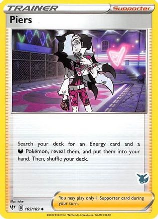 Piers (165/189) (Eevee Deck) [Battle Academy 2022]-1
