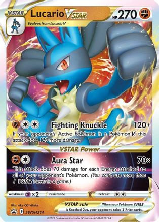Lucario VSTAR (SWSH214) [Sword & Shield: Black Star Promos]-1