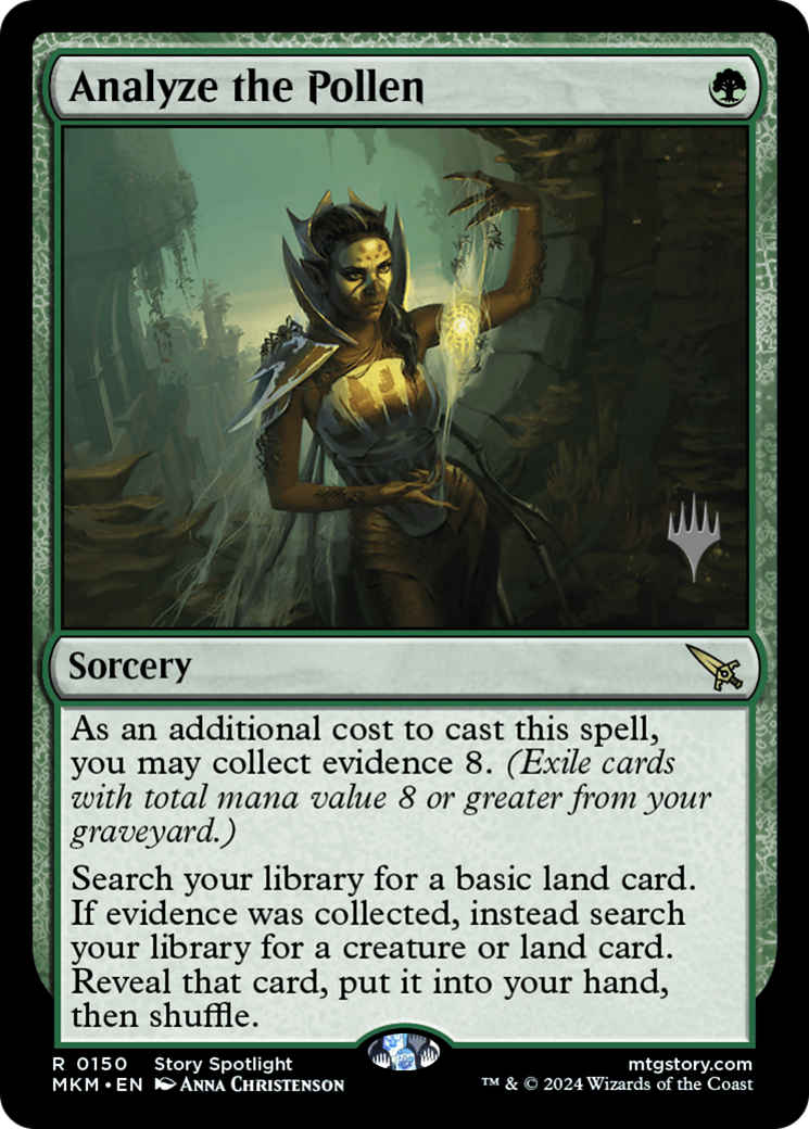 Analyze the Pollen (Promo Pack) [Murders at Karlov Manor Promos]-1