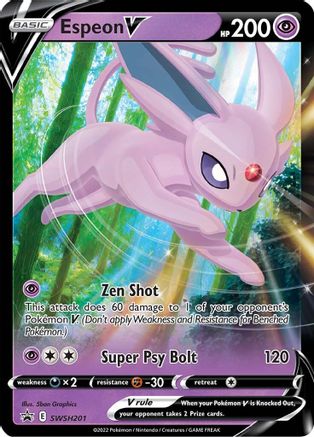 Espeon V (SWSH201) [Sword & Shield: Black Star Promos]-1